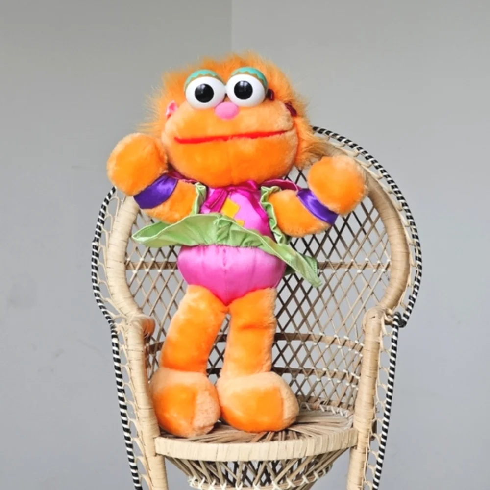 Vintage 1997 Sesame Street Zoe Plush TYCO 12” Super Muppet Rare Toy